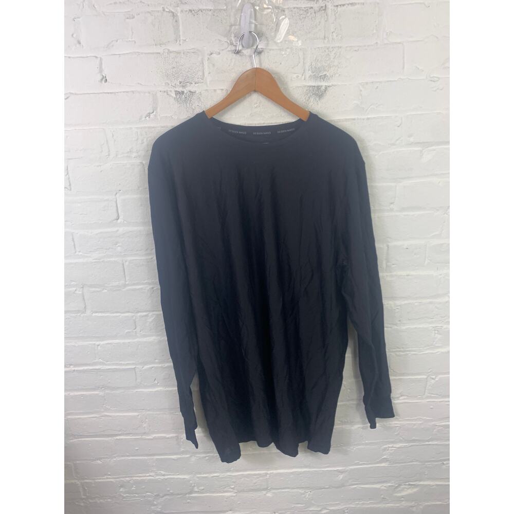 Duluth Trading Company Women's Crew Neck Long Sleeves T-Shirt Black Size XL